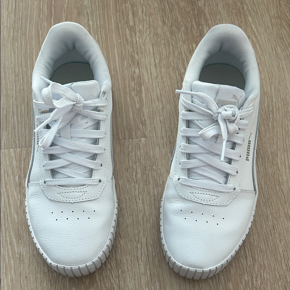 Puma Classic White Leather Sneakers